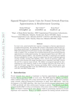 Sigmoid-Weighted Linear Units for Neural Network Function Approximation
  in Reinforcement Learning