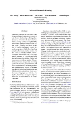 Universal Semantic Parsing