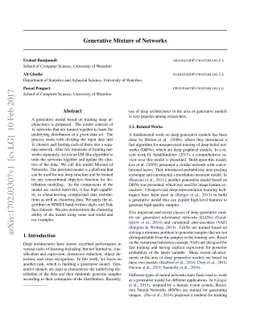 Generative Mixture of Networks