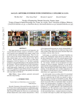 ArtGAN: Artwork Synthesis with Conditional Categorical GANs