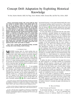 Concept Drift Adaptation by Exploiting Historical Knowledge