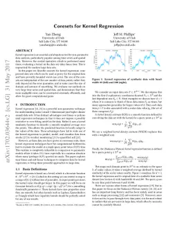 Coresets for Kernel Regression