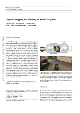 Cognitive Mapping and Planning for Visual Navigation