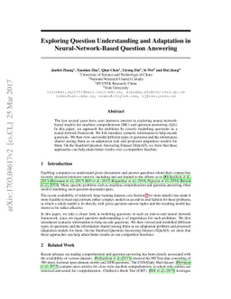 Exploring Question Understanding and Adaptation in Neural-Network-Based
  Question Answering