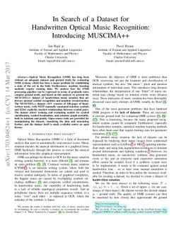 In Search of a Dataset for Handwritten Optical Music Recognition:
  Introducing MUSCIMA++