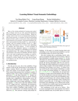 Learning Robust Visual-Semantic Embeddings