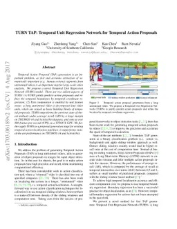 TURN TAP: Temporal Unit Regression Network for Temporal Action Proposals