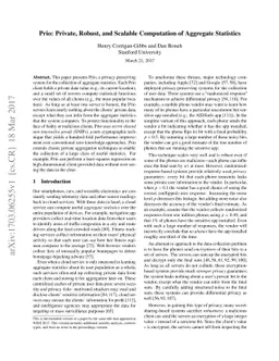 Prio: Private, Robust, and Scalable Computation of Aggregate Statistics