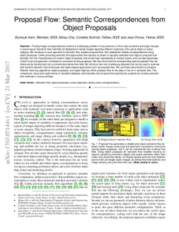 Proposal Flow: Semantic Correspondences from Object Proposals