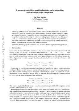 A survey of embedding models of entities and relationships for knowledge
  graph completion