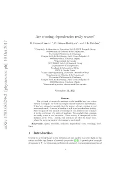 Are crossing dependencies really scarce?