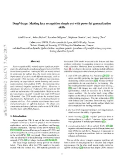 DeepVisage: Making face recognition simple yet with powerful
  generalization skills