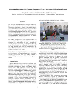 Gaussian Processes with Context-Supported Priors for Active Object
  Localization