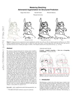 Mastering Sketching: Adversarial Augmentation for Structured Prediction