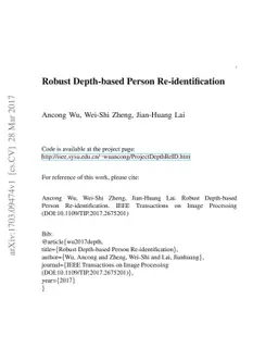 Robust Depth-based Person Re-identification