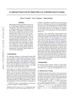 A Laplacian Framework for Option Discovery in Reinforcement Learning