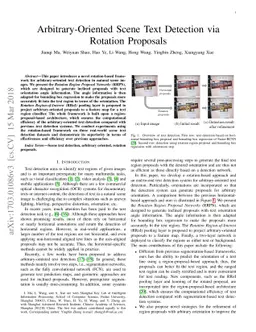 Arbitrary-Oriented Scene Text Detection via Rotation Proposals