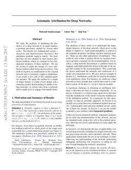 Axiomatic Attribution for Deep Networks