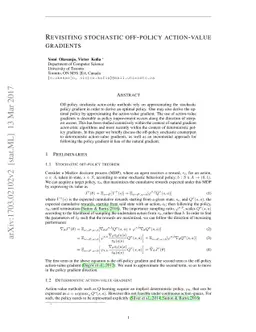 Revisiting stochastic off-policy action-value gradients