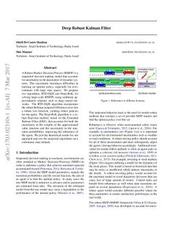 Deep Robust Kalman Filter