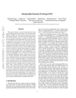 Interpretable Structure-Evolving LSTM