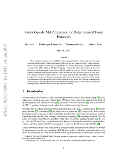 Faster Greedy MAP Inference for Determinantal Point Processes