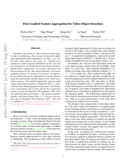 Flow-Guided Feature Aggregation for Video Object Detection