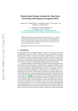 Position-based Content Attention for Time Series Forecasting with
  Sequence-to-sequence RNNs