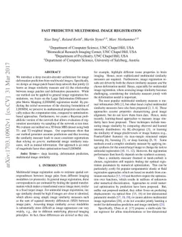Fast Predictive Multimodal Image Registration