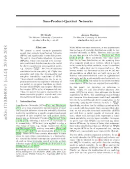 Sum-Product-Quotient Networks
