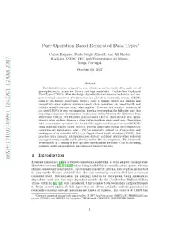 Pure Operation-Based Replicated Data Types