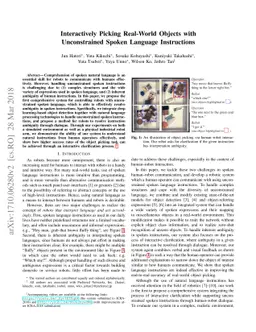 Interactively Picking Real-World Objects with Unconstrained Spoken
  Language Instructions