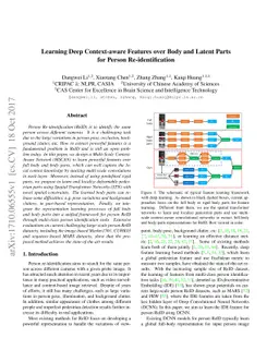 Learning Deep Context-aware Features over Body and Latent Parts for
  Person Re-identification