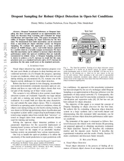 Dropout Sampling for Robust Object Detection in Open-Set Conditions