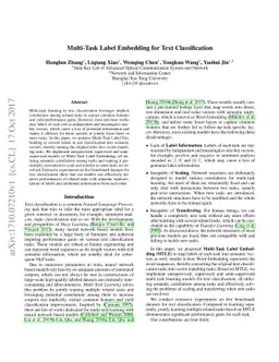 Multi-Task Label Embedding for Text Classification