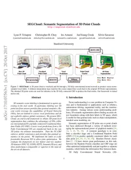 SEGCloud: Semantic Segmentation of 3D Point Clouds