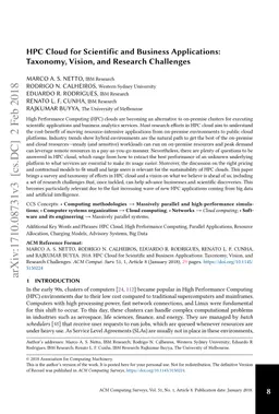 HPC Cloud for Scientific and Business Applications: Taxonomy, Vision,
  and Research Challenges