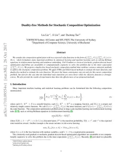 Duality-free Methods for Stochastic Composition Optimization