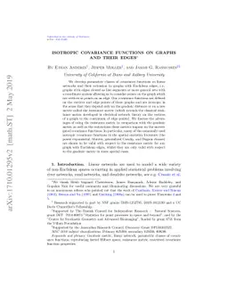 Isotropic covariance functions on graphs and their edges