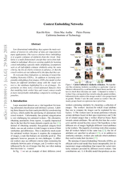 Context Embedding Networks