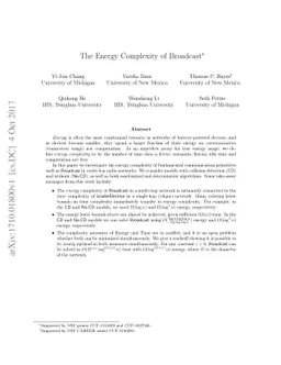 The Energy Complexity of Broadcast