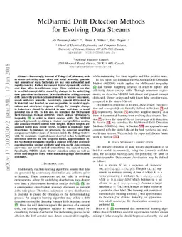 McDiarmid Drift Detection Methods for Evolving Data Streams