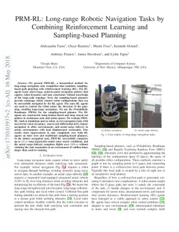 PRM-RL: Long-range Robotic Navigation Tasks by Combining Reinforcement
  Learning and Sampling-based Planning