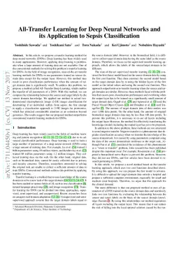 All-Transfer Learning for Deep Neural Networks and its Application to
  Sepsis Classification