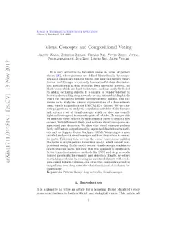 Visual Concepts and Compositional Voting