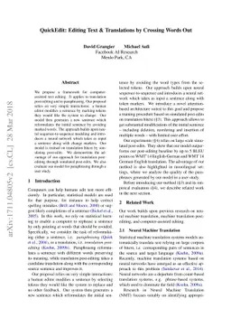 QuickEdit: Editing Text & Translations by Crossing Words Out