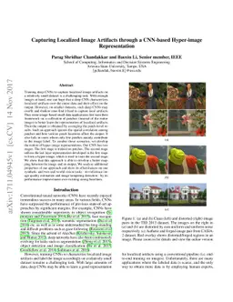 Capturing Localized Image Artifacts through a CNN-based Hyper-image
  Representation