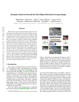 Dynamic Zoom-in Network for Fast Object Detection in Large Images