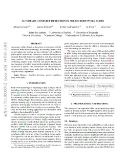 Automatic Conflict Detection in Police Body-Worn Audio