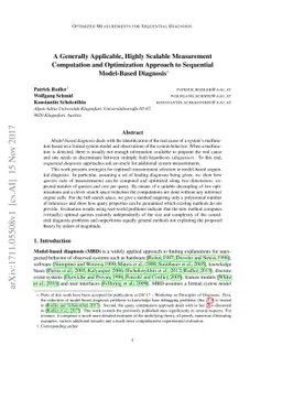 A Generally Applicable, Highly Scalable Measurement Computation and
  Optimization Approach to Sequential Model-Based Diagnosis